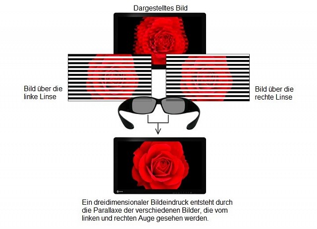 Monitor - Endo 3D - Hell und flimmerfrei 26"
